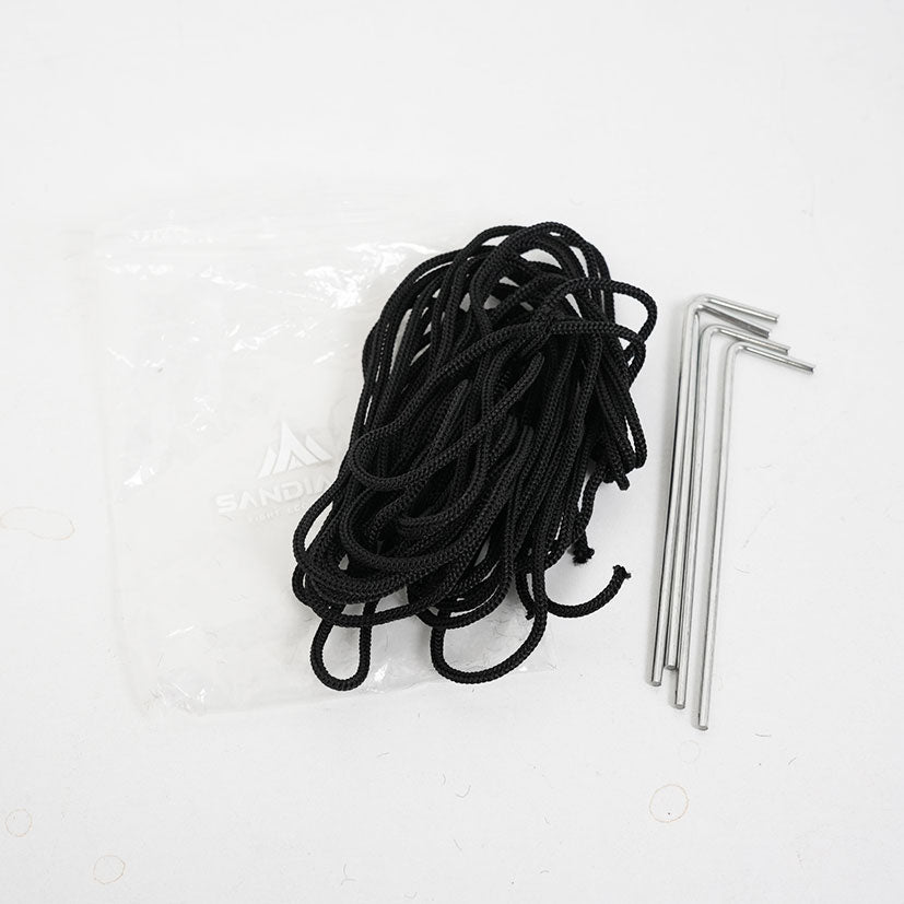 Ropes, not of metal